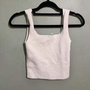 Reformation Julia Ribbed Stretch Tank Top Womens XS